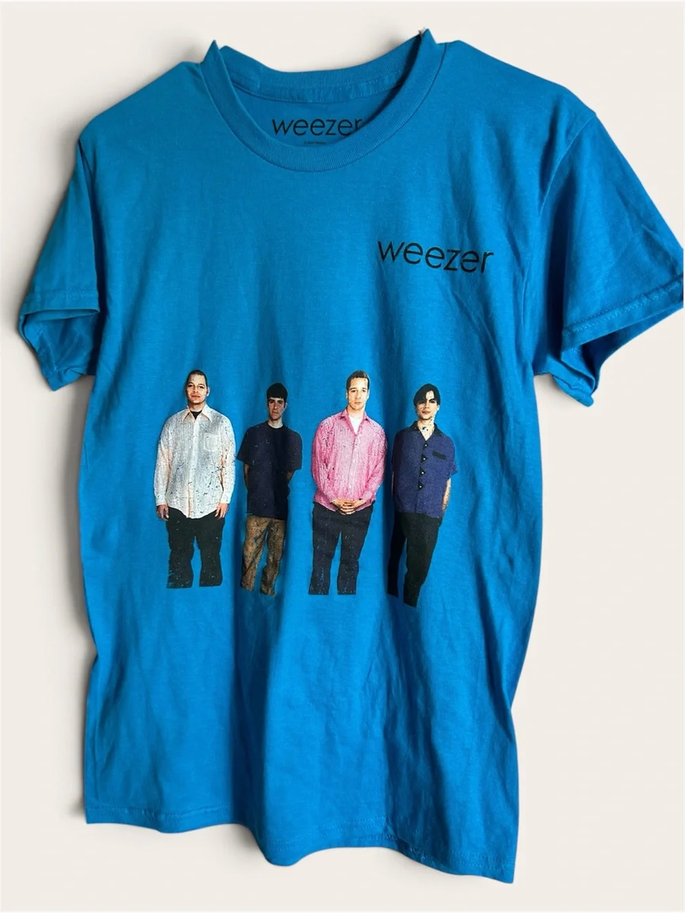 Weezer Blue Album T Shirt Adult Size Small